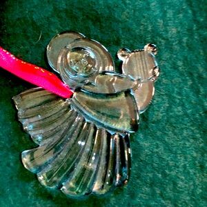 Princess House Angel with Harp Christmas Ornament